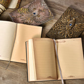 Vintage Phoenix 3D Embossed Faux Leather Cover Notebook, Kawai Notebooks